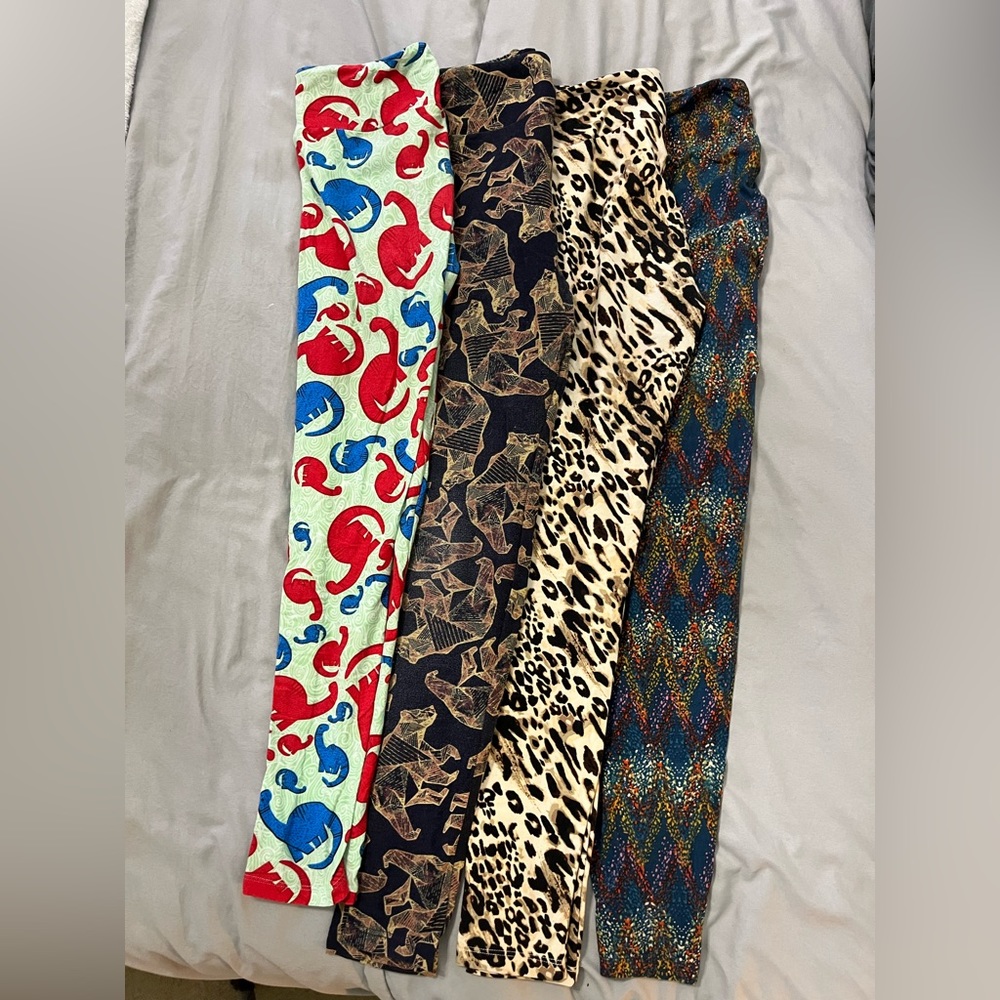 Bundle of 4 Lularoe Leggings